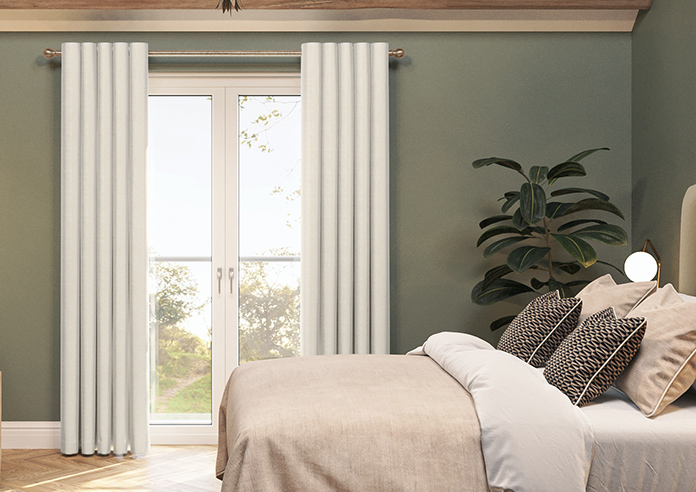 Corrugation, Pale Cream - Made to Measure Curtains - Image 3